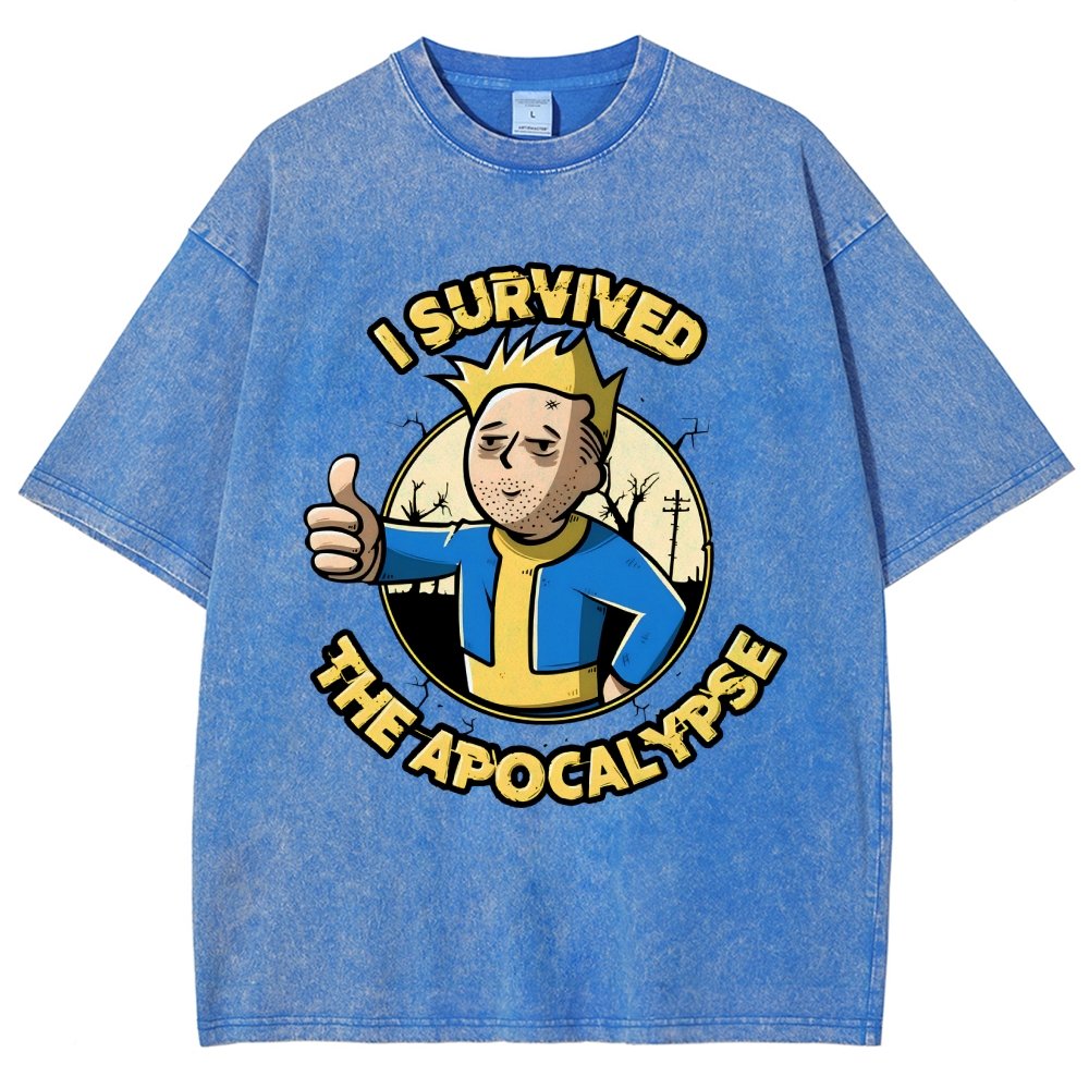 I Survived Vintage Distressed T-shirt