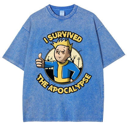I Survived Vintage Distressed T-shirt