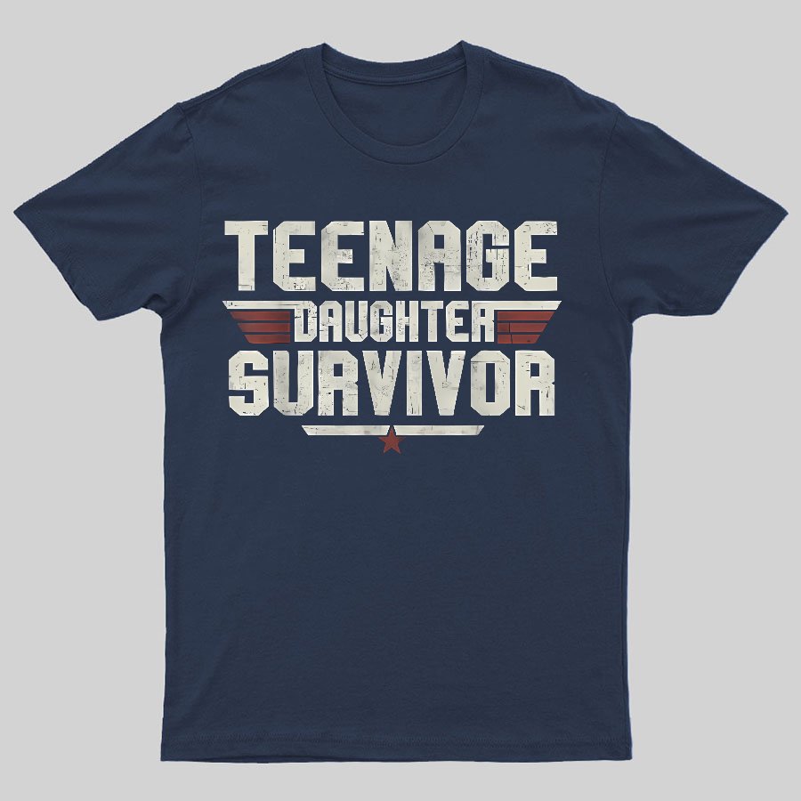 Teenage Daughter Survivor Vintage Geeky T-Shirt