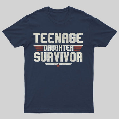 Teenage Daughter Survivor Vintage Geeky T-Shirt