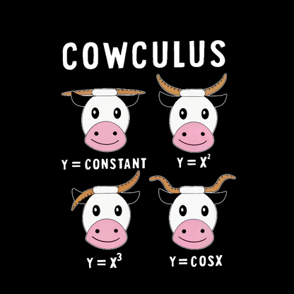 Cowculus Funny Math Geeky T-Shirt