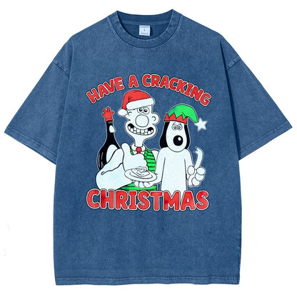 Have a Cracking Christmas Vintage Distressed T-shirt