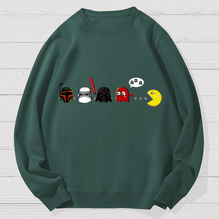 Space Wars Geek Cotton Sweatshirt