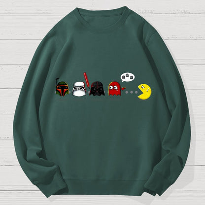 Space Wars Geek Cotton Sweatshirt