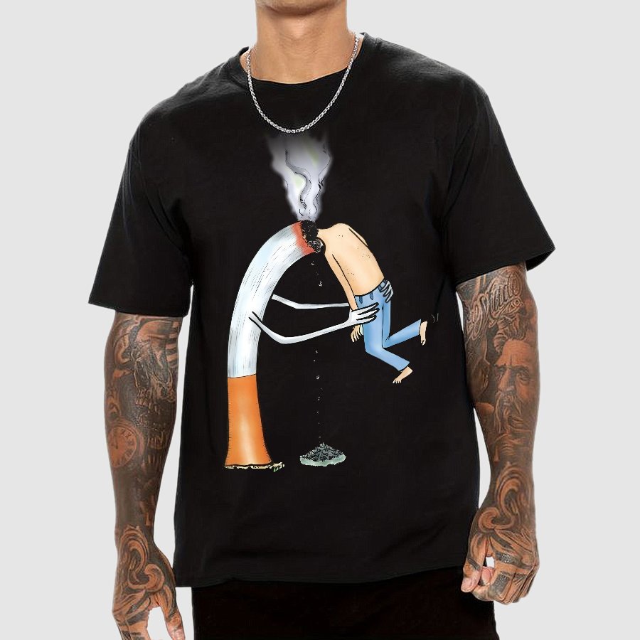 Smoking Solves Your Problems Geeky T-Shirt