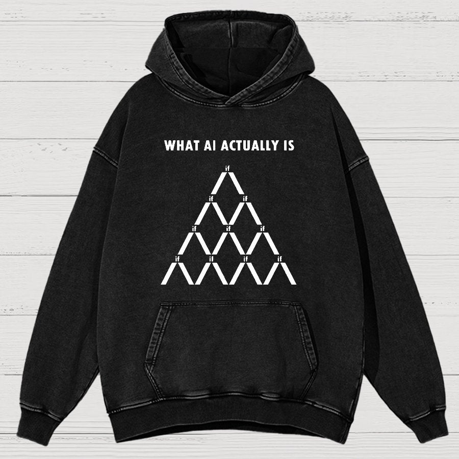 Artificial Intelligence Machine Learning Vintage Distressed Hoodie