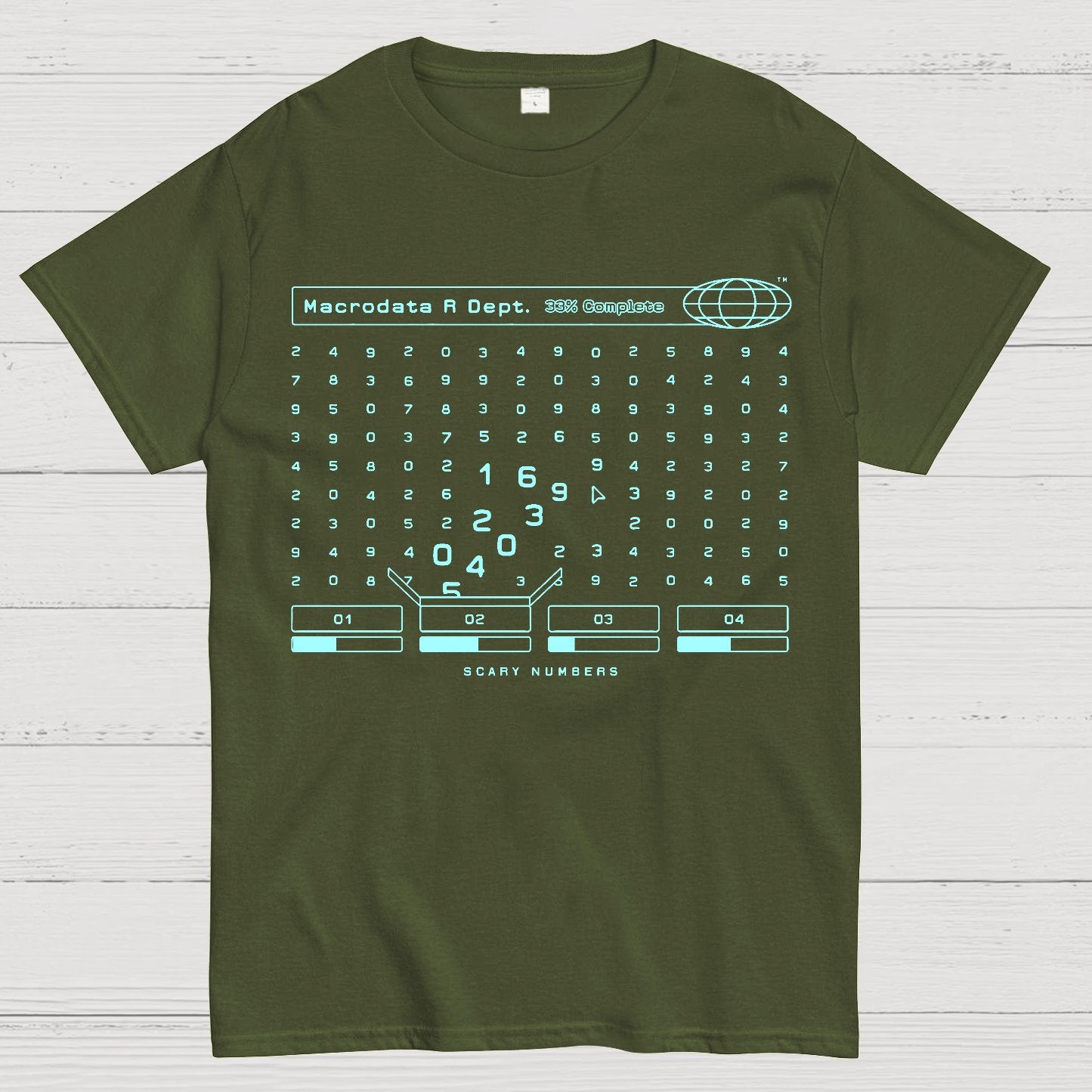 Scary Numbers Geek T-Shirt