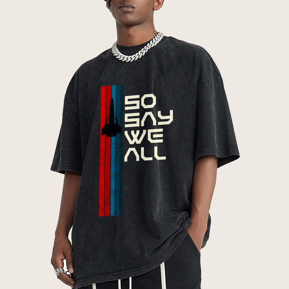 So Say We All Vintage Distressed T-shirt