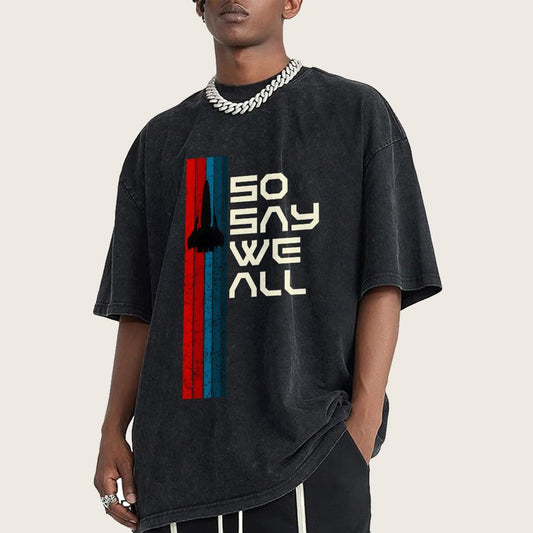 So Say We All Vintage Distressed T-shirt