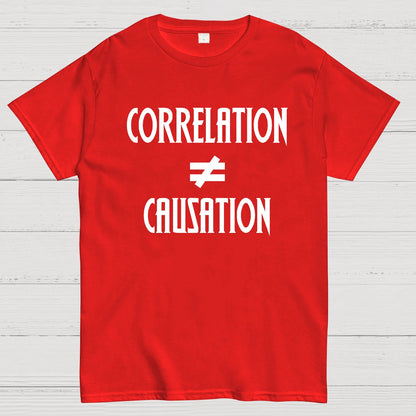 Correlation Does Not Imply Causation Geek T-Shirt