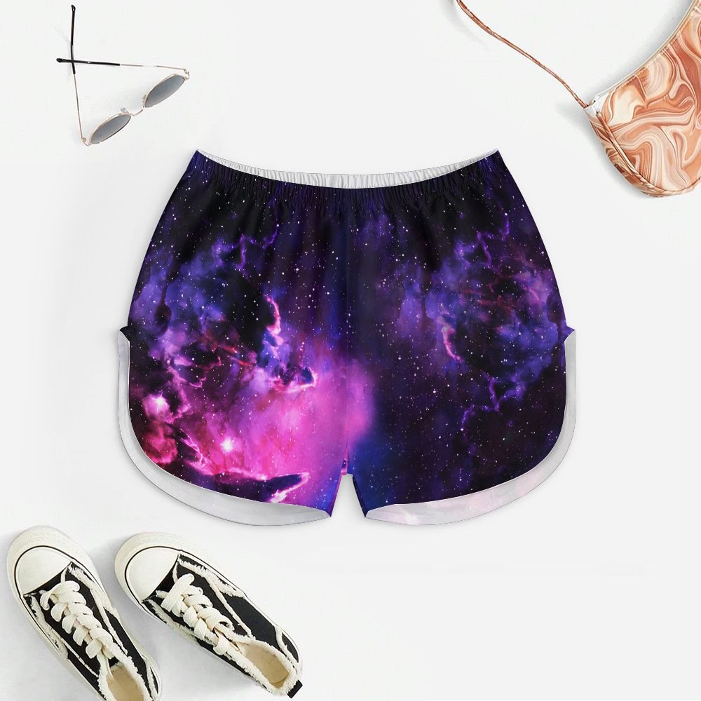 Purple Nebula Women's Geek Suspender Cami Set