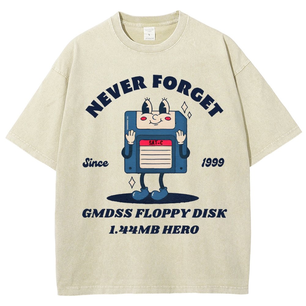 GMDSS floppy disk hero Vintage Distressed T-shirt