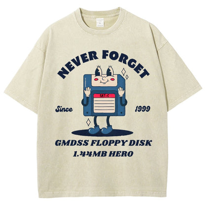 GMDSS floppy disk hero Vintage Distressed T-shirt