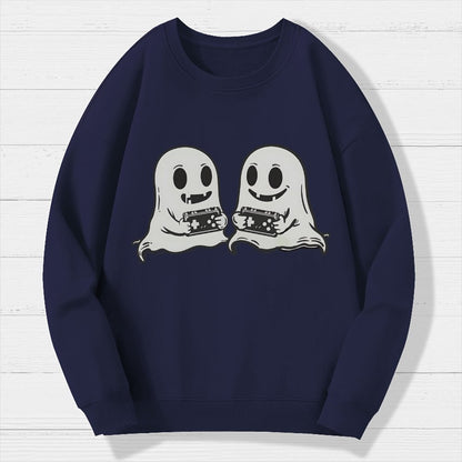 Video Game Ghosts Brothers Geek Cotton Sweatshirt