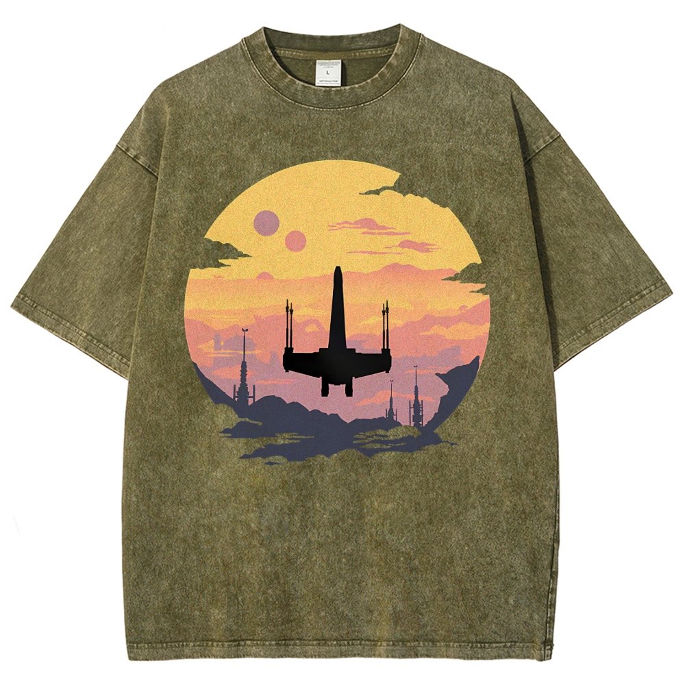 Rogue Fighter Vintage Distressed T-shirt