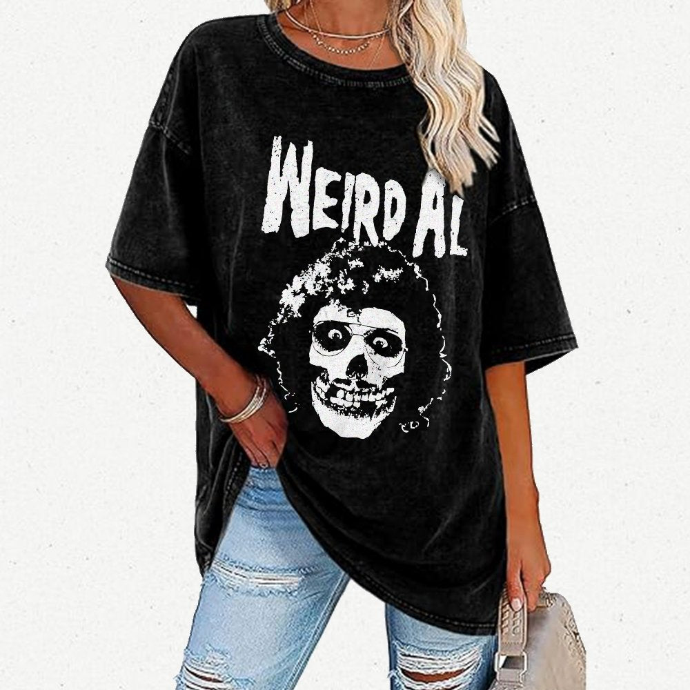 Weird Musician meets the Punk Band Vintage Distressed T-shirt