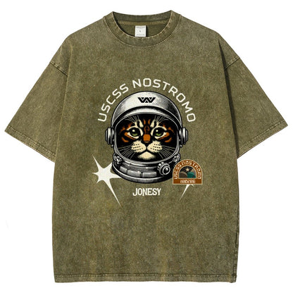Jonesy The Space Cat Vintage Distressed T-shirt