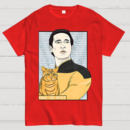 Date Ode To Spot Cat Geek T-Shirt