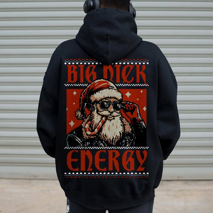 Big Nick Energy Printed Back Unisex Cotton Hoodie