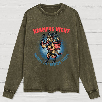 Krampus Night Washed Long Sleeve Tee
