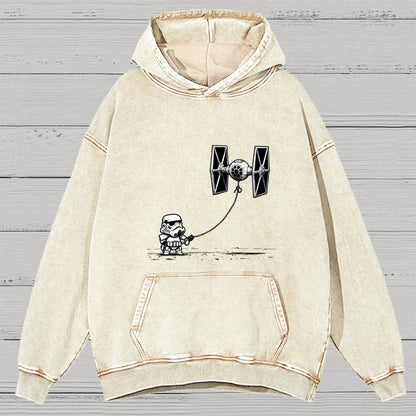 Flying The Realm Group's Kite Vintage Distressed Hoodie