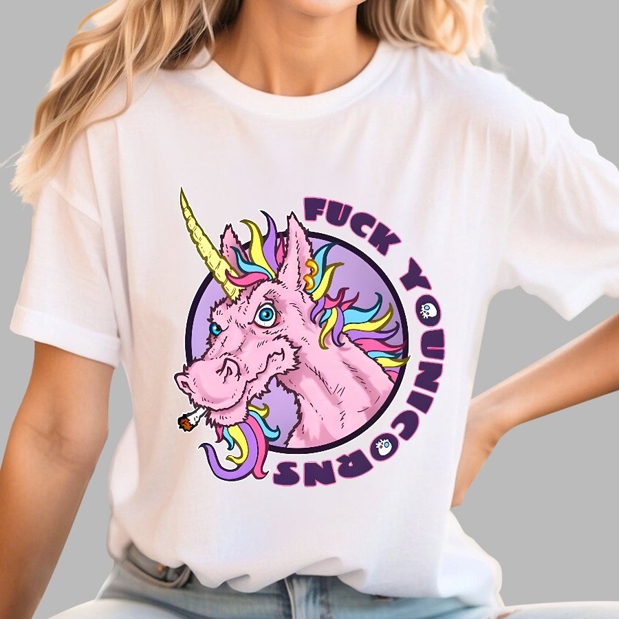 The FUCK YOUnicorns Geek T-Shirt
