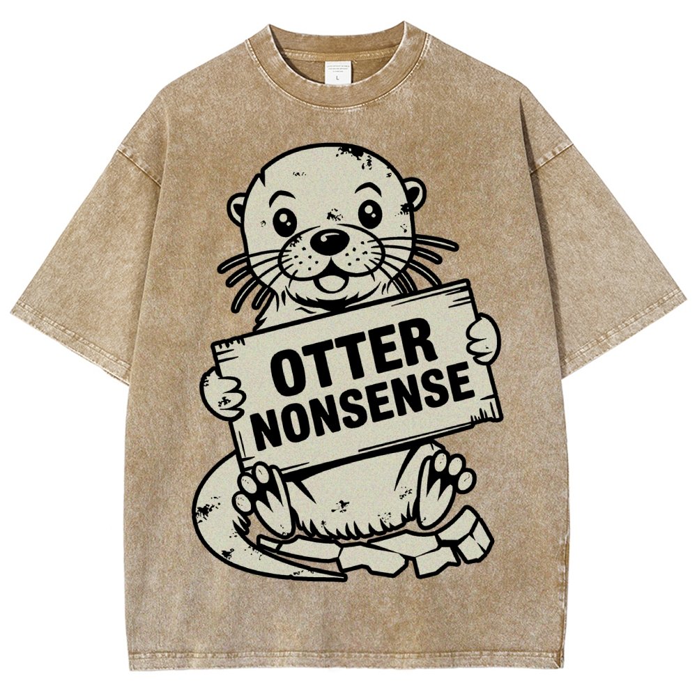 Otterly Nonsensical Vintage Distressed T-shirt