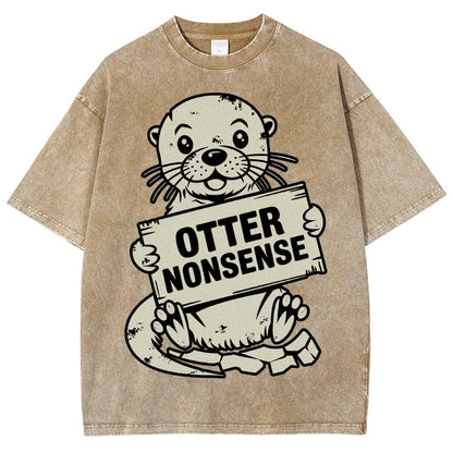 Otterly Nonsensical Vintage Distressed T-shirt