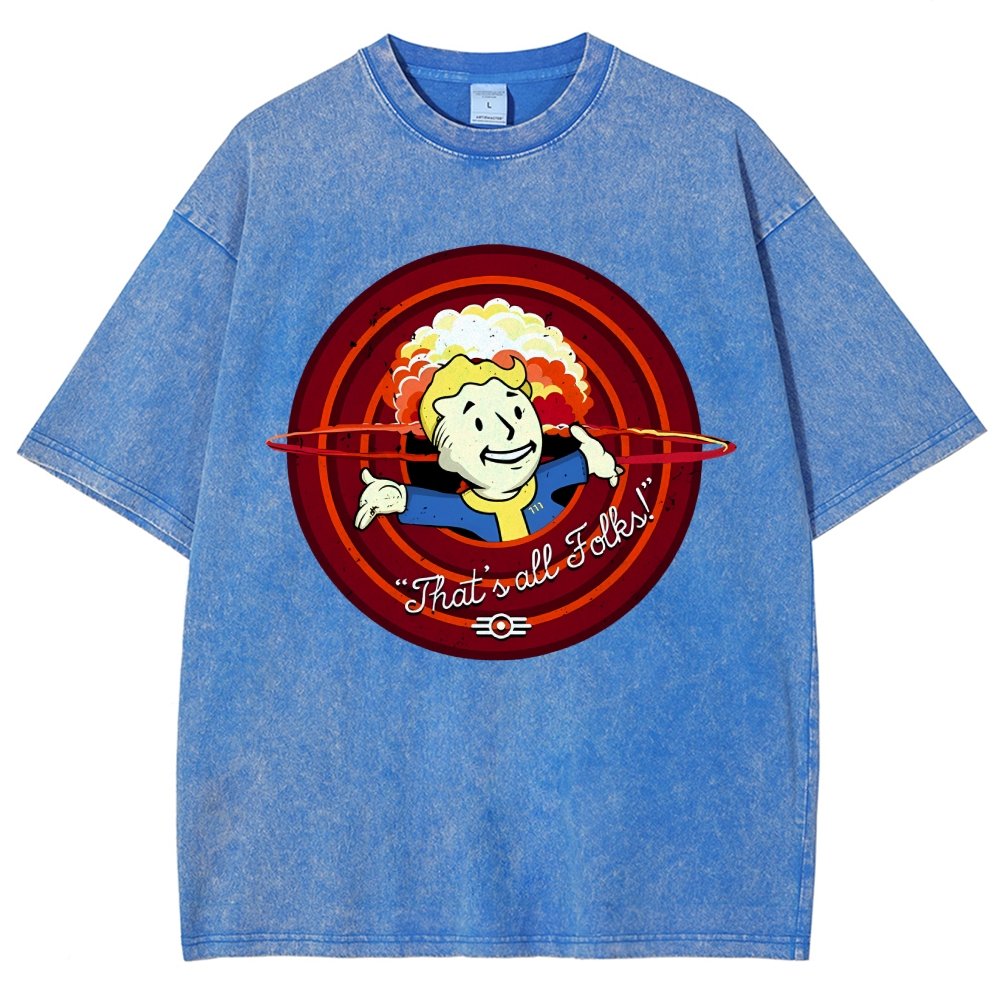 That's all folks Vintage Distressed T-shirt