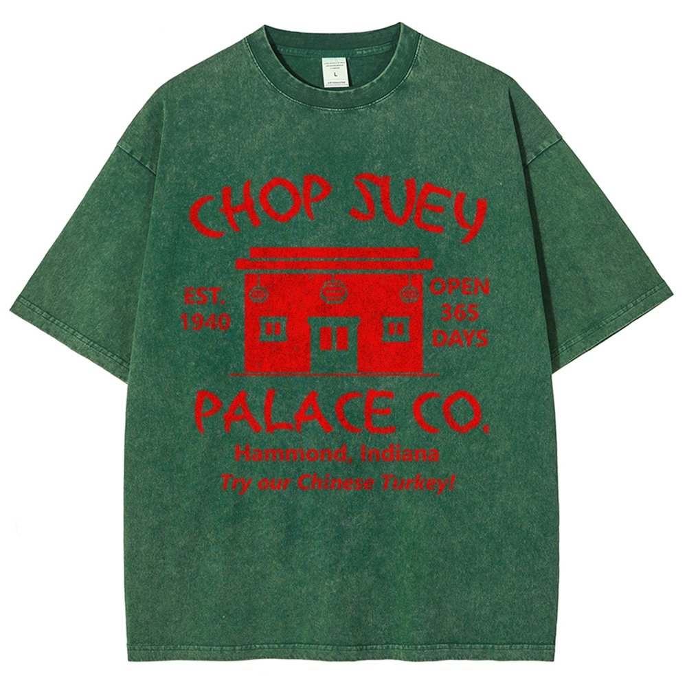 Christmas Story Mysterious Eatery Vintage Distressed T-shirt