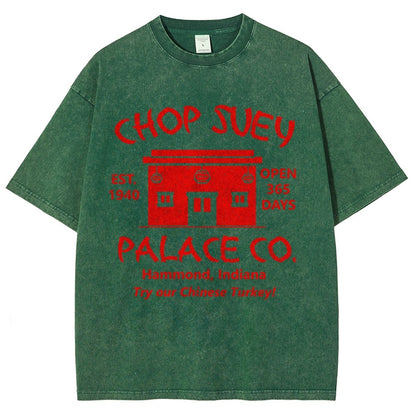 Christmas Story Mysterious Eatery Vintage Distressed T-shirt