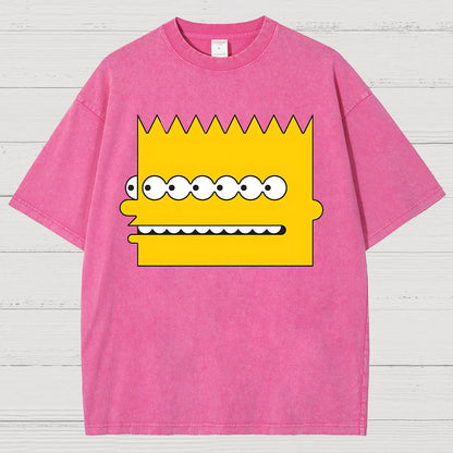 Multi Multi Funny Nerd Vintage Distressed T-shirt