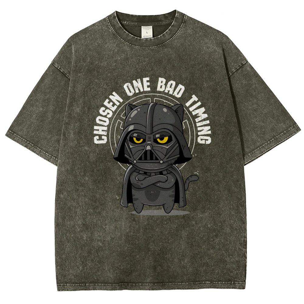 Chosen One Bad Timing Vintage Distressed T-shirt