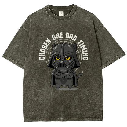 Chosen One Bad Timing Vintage Distressed T-shirt