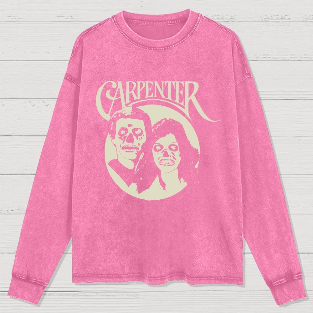 Carpenter They Live An Easy Listening Cult Sci-Fi Movie Washed Long Sleeve Tee 2509001465