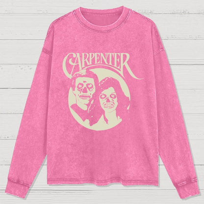 Carpenter They Live An Easy Listening Cult Sci-Fi Movie Washed Long Sleeve Tee 2509001465