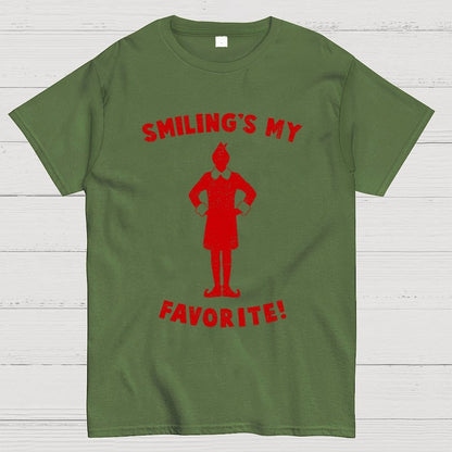 Smiling's My Favorite Geek T-Shirt