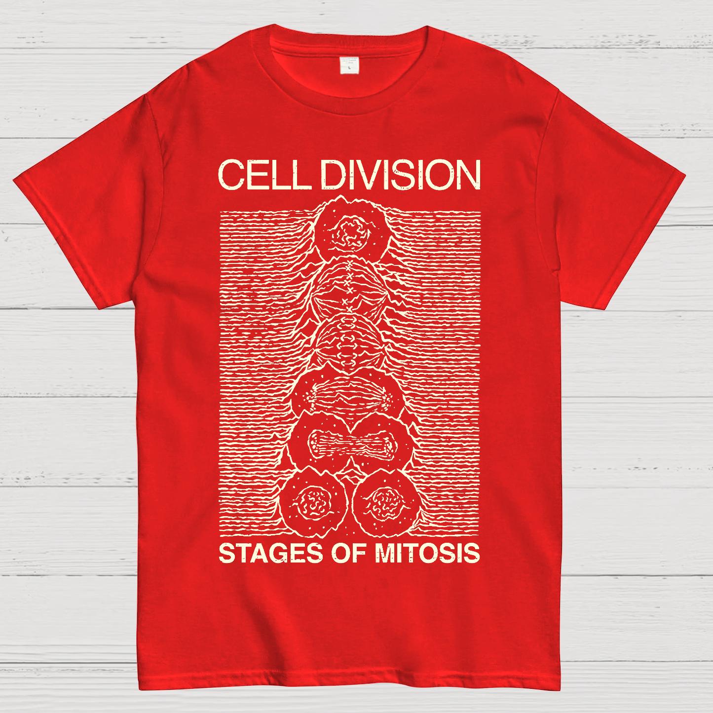 Cell Division- Stages Of Mitosis Geek T-Shirt