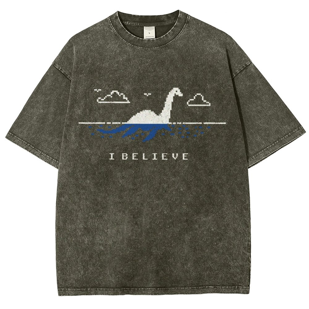 I Believe Vintage Distressed T-shirt
