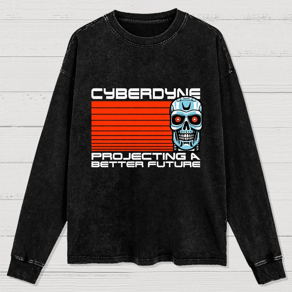 Future Robot Company Washed Long Sleeve Tee