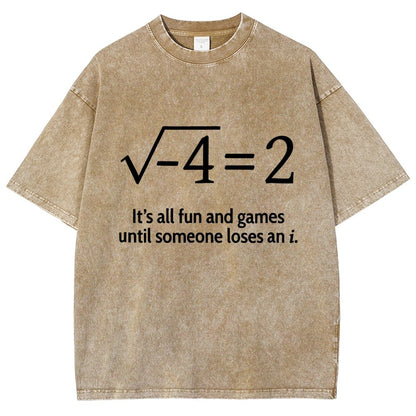 Funny Math Kids Shirt Vintage Distressed T-shirt