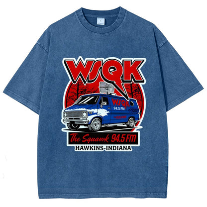 WSQK Elmwood Vintage Distressed T-shirt