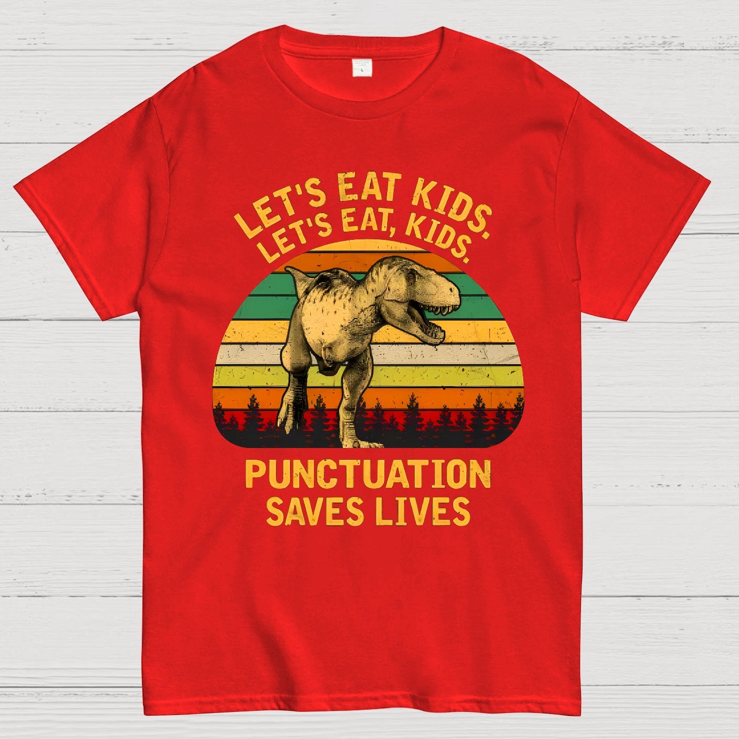 Punctuation Saves Lives Funny Geek T-Shirt