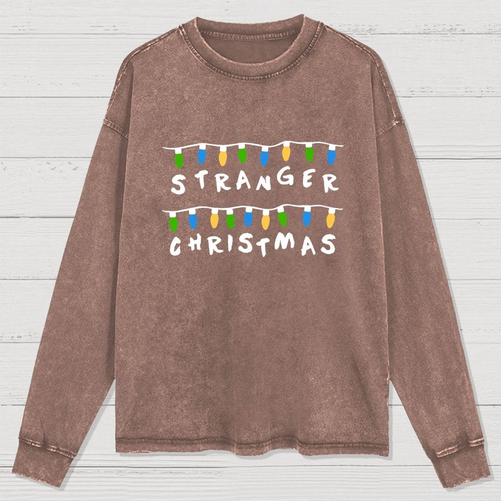 Mysterious Christmas Washed Long Sleeve Tee