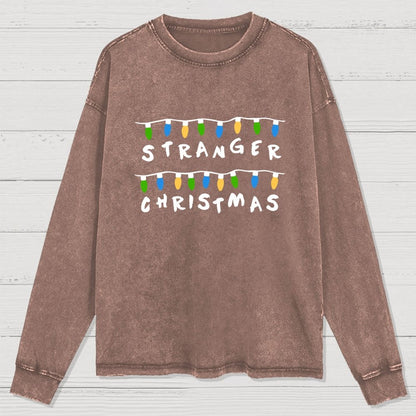 Mysterious Christmas Washed Long Sleeve Tee