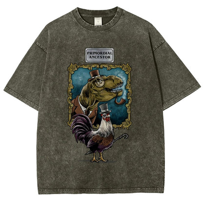 Primordial Ancestor Vintage Distressed T-shirt