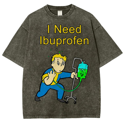 I Need One More Ibuprofen Vintage Distressed T-shirt