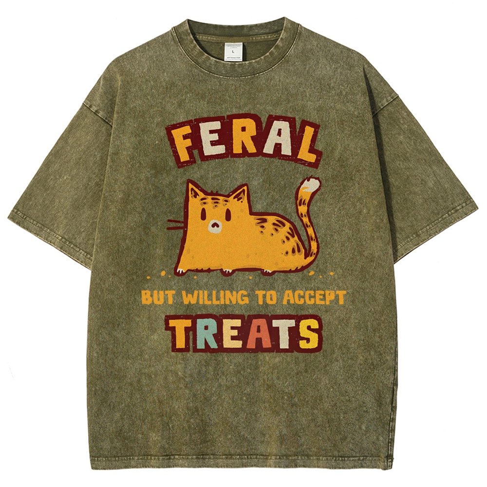 Slightly Feral Vintage Distressed T-shirt
