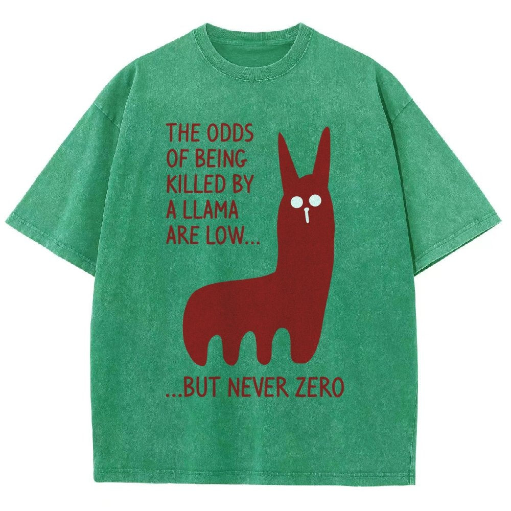 Killer Llama Vintage Distressed T-shirt
