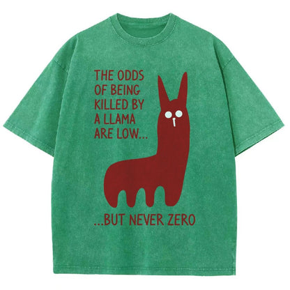 Killer Llama Vintage Distressed T-shirt